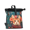 Mart Art Los Angeles Catface Rolltop Rucksack Mini