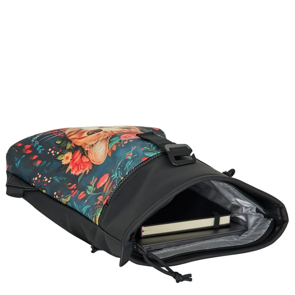 Mart Art Los Angeles Catface Rolltop Rucksack Mini