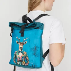 Mart Art Los Angeles Dressed Deer Rolltop Backpack Mini