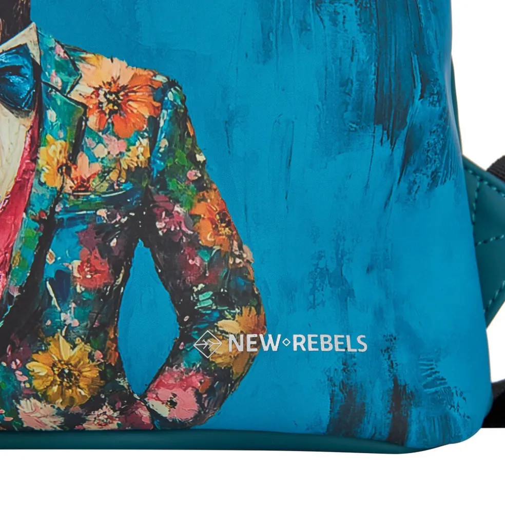 Mart Art Los Angeles Dressed Deer Rolltop Backpack Mini