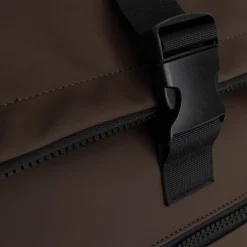 Mart New York Mocca 21L Rucksack Rolltop Wasserabweisend Laptop 15.6