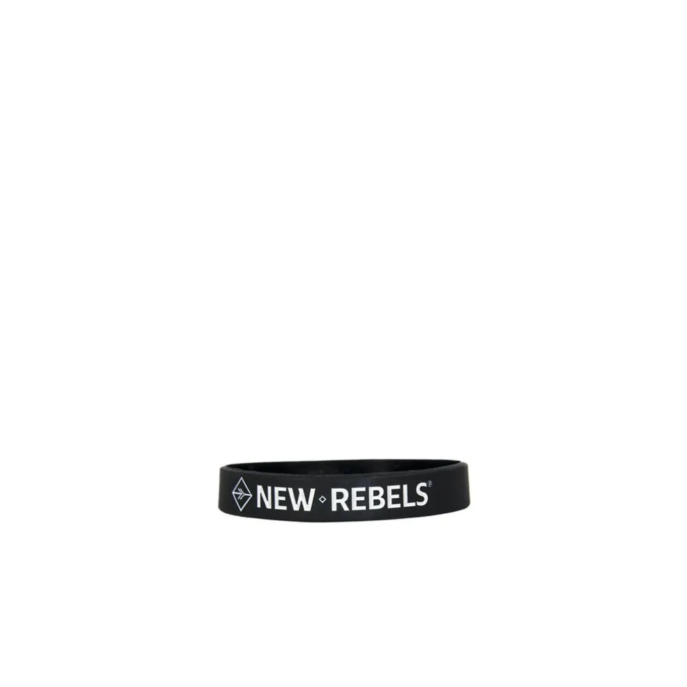 Neu Rebels Silikon-Armband Frau Schwarz