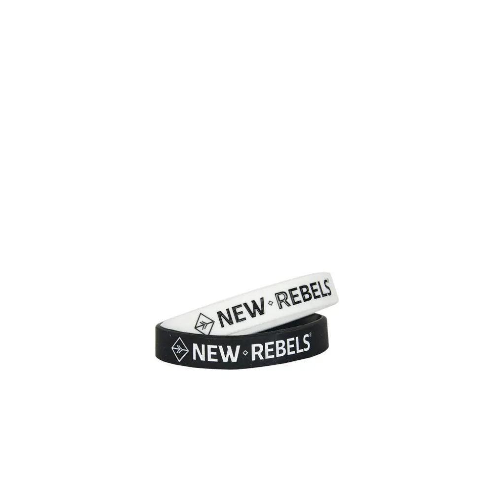 Neu Rebels Silikon-Armband Frau Schwarz