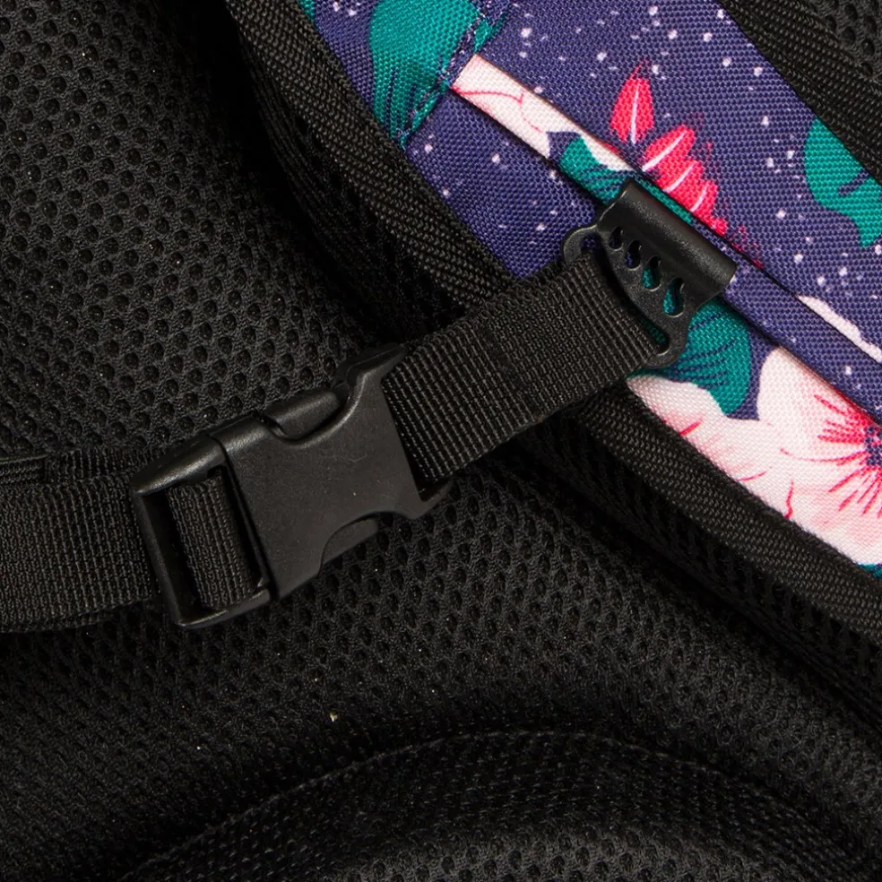 New Rebels ® Bts 4 Schultasche Mit Laptopfach Flower Print