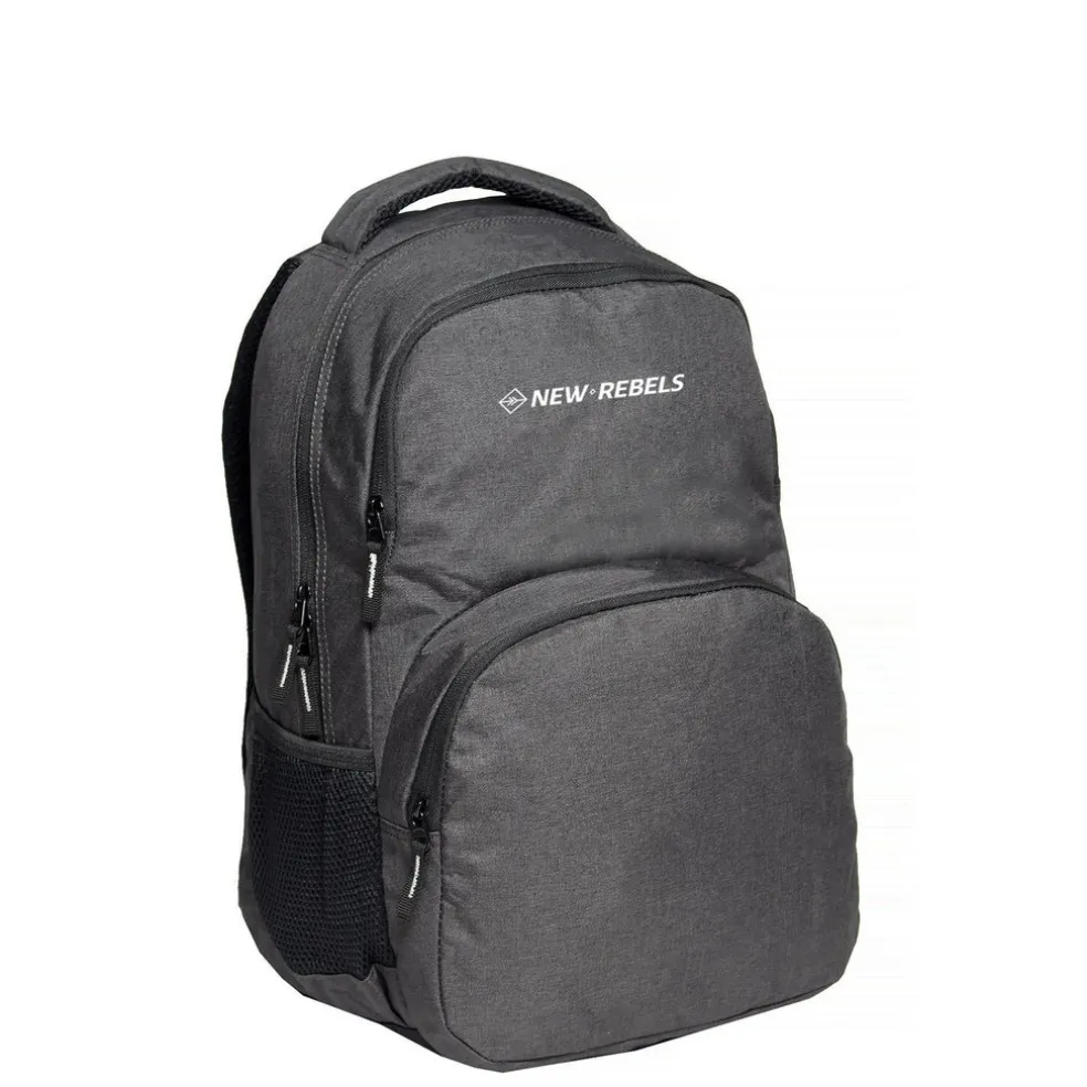 New Rebels ® Bts 2 Schultasche Mit Laptopfach Schwarz