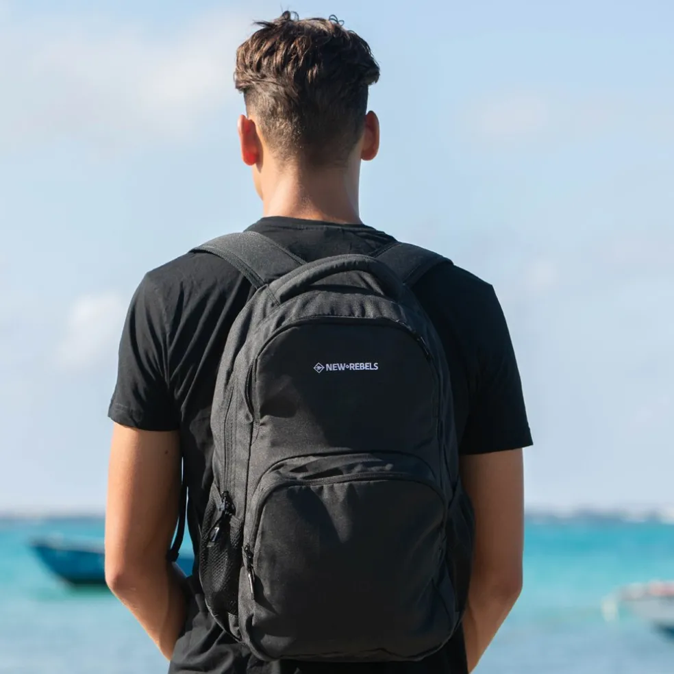 New Rebels ® Bts 2 Schultasche Mit Laptopfach Schwarz