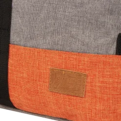 New Rebels ® Creek Roll Top Rucksack Anthrazit/Orange VII