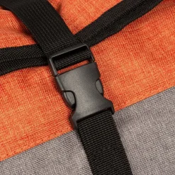 New Rebels ® Creek Roll Top Rucksack Anthrazit/Orange VII