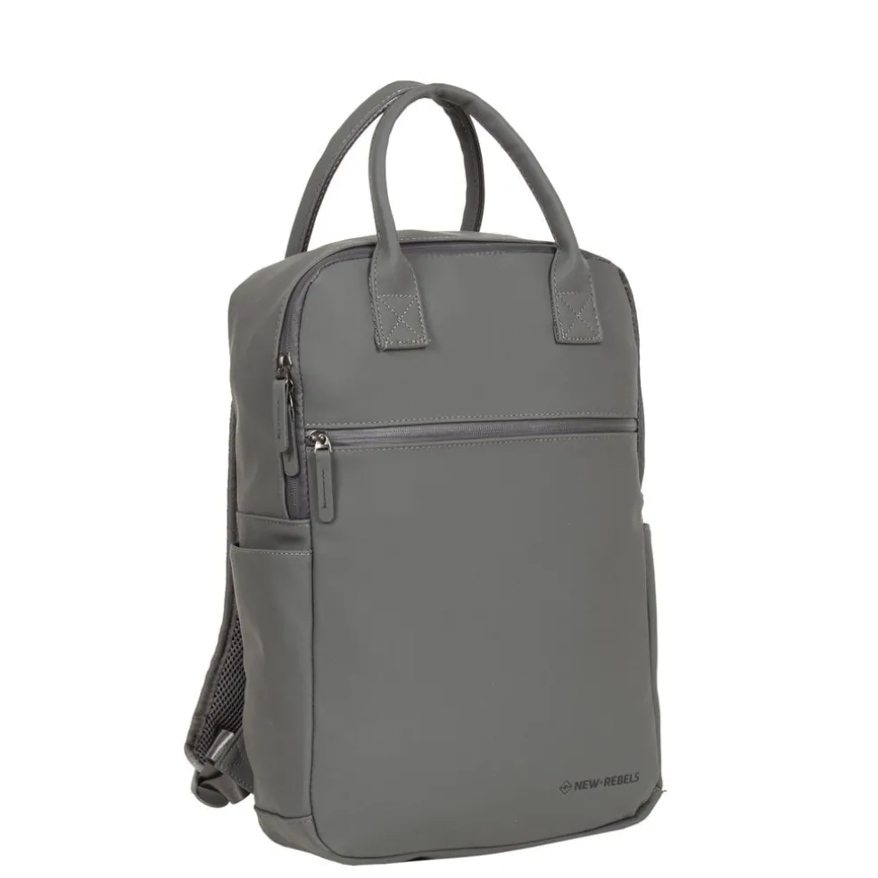 New Rebels ® Harper 3 - Rucksack - Laptoptasche- 12 Liter - Anthrazitgrau