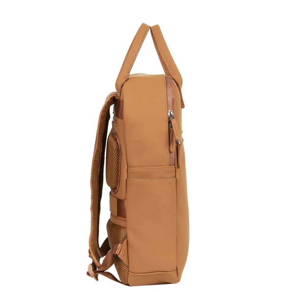 New Rebels ® Harper 3 - Rucksack - Laptoptasche- 12 Liter - Cognac