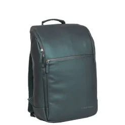 New Rebels ® Harper - Rucksack - Laptoptasche- 18 Liter - Dunkelgrün - Metallic