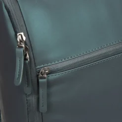 New Rebels ® Harper - Rucksack - Laptoptasche- 18 Liter - Dunkelgrün - Metallic