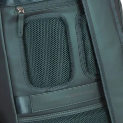 New Rebels ® Harper - Rucksack - Laptoptasche- 18 Liter - Dunkelgrün - Metallic