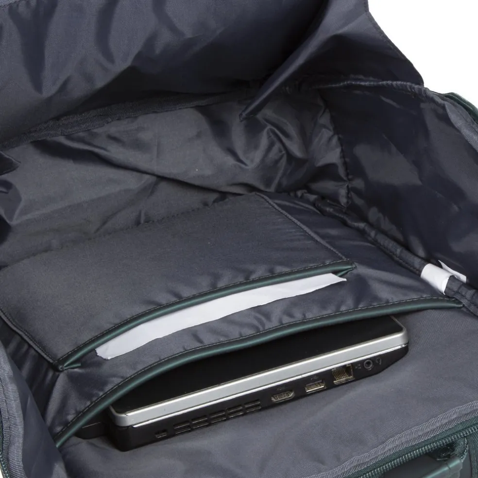 New Rebels ® Harper - Rucksack - Laptoptasche- 18 Liter - Dunkelgrün - Metallic