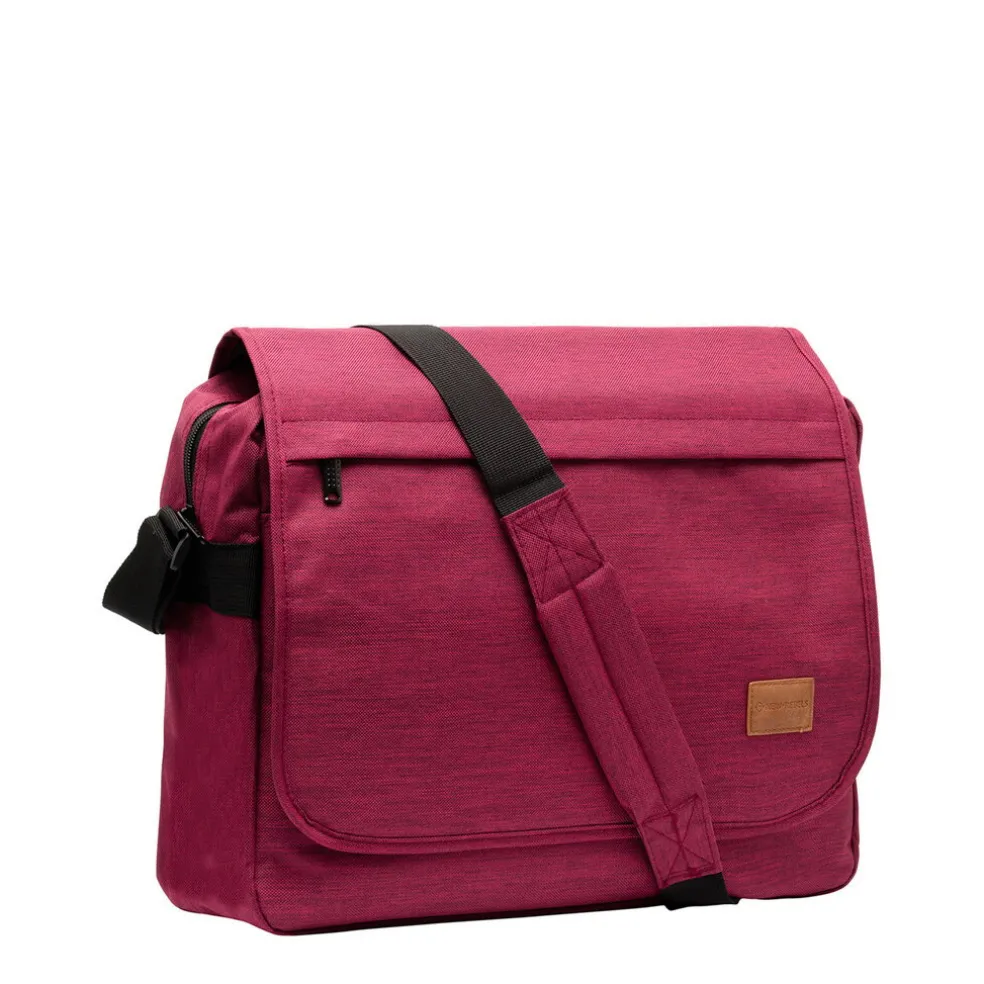 New Rebels ® Heaven 26 – Large- Laptoptasche 15,6“ - Umhängetasche A4 - Burgundy