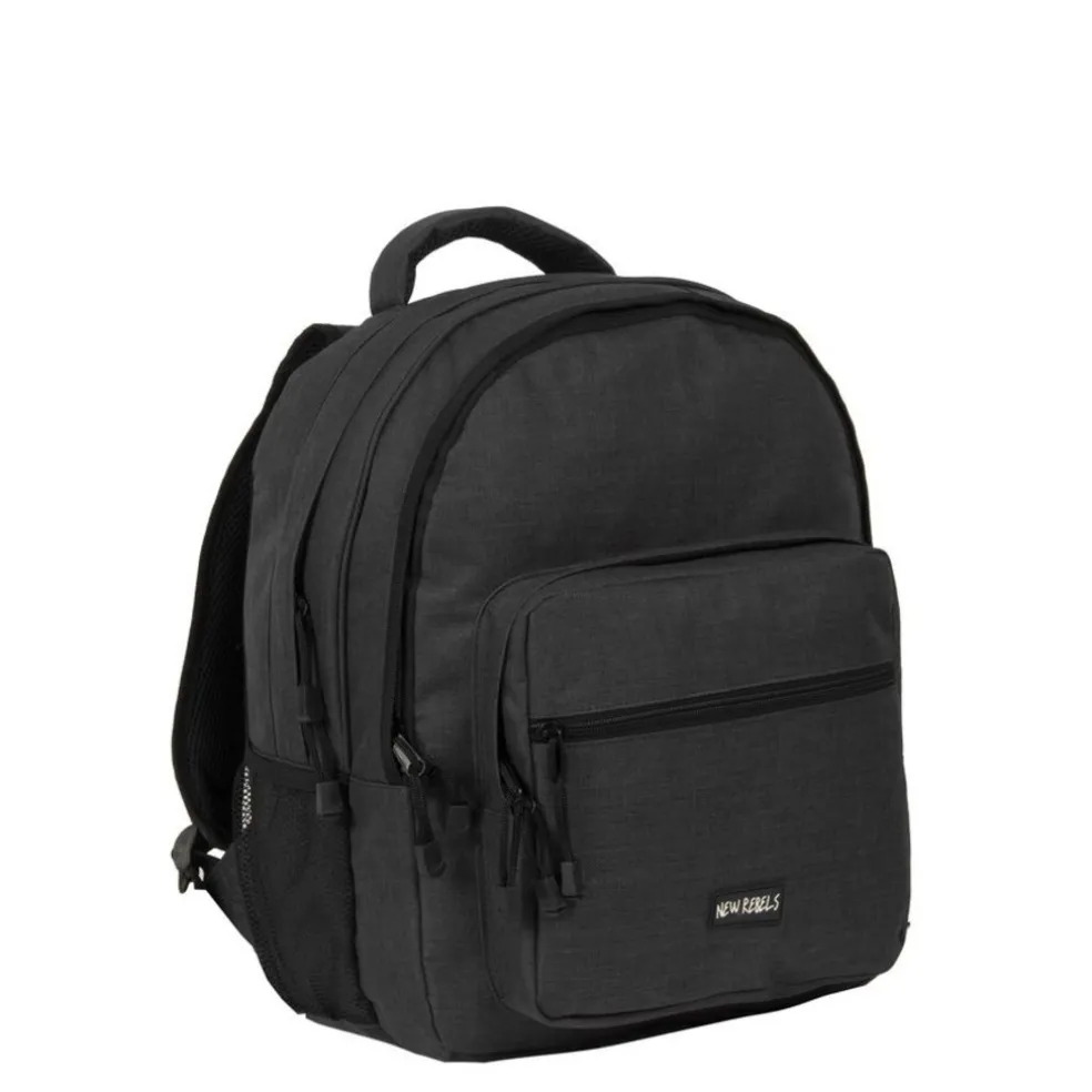 New Rebels ® Heaven Schulrucksack Schwarz