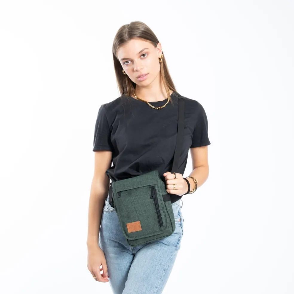 New Rebels ® Heaven Small Mit Überschlag Anthrazit IV | Umhängetasche