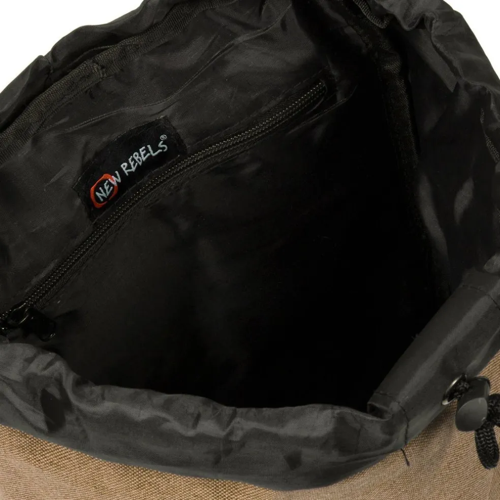 New Rebels ® Heaven Small Mit Überschlag Rucksack Sand XIX | Rucksack