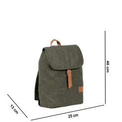 New Rebels ® Heaven Small Mit Überschlag Rucksack Dunkelgrün XIX | Rucksack