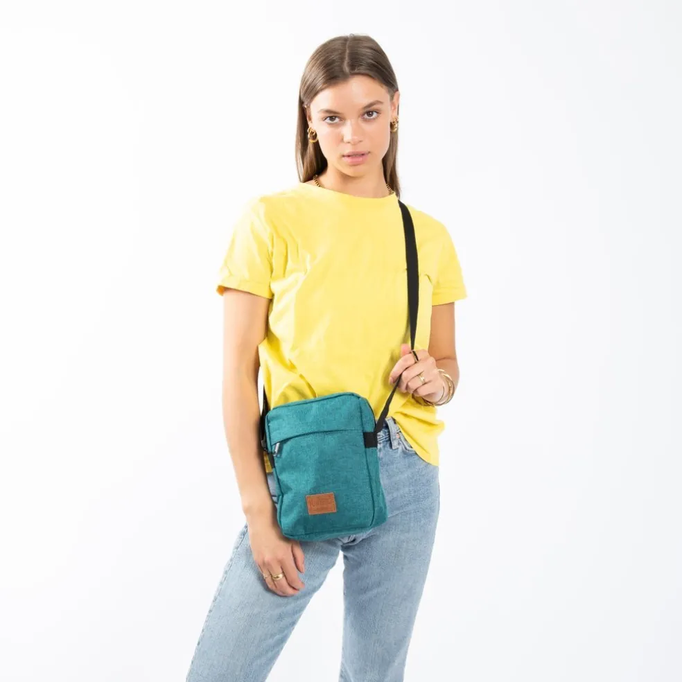 New Rebels ® Heaven Top Zip Schwarz V | Umhängetasche
