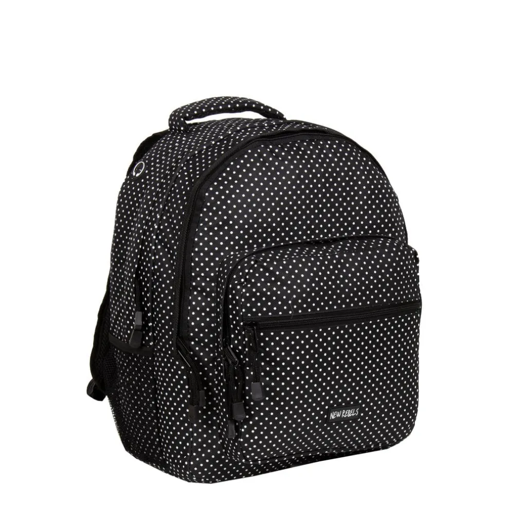 New Rebels ® Katschberg - Rucksack - Laptop Compartment - Schwarz