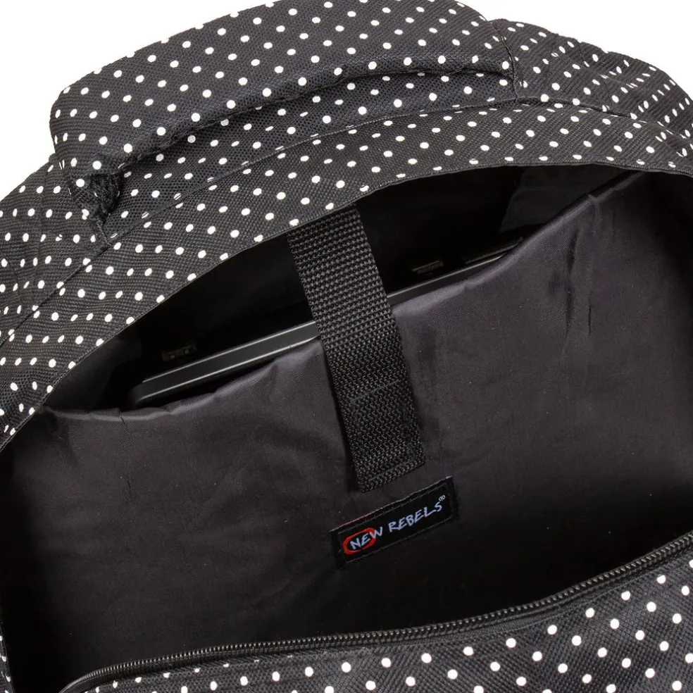 New Rebels ® Katschberg - Rucksack - Laptop Compartment - Schwarz
