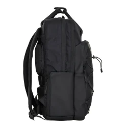 New Rebels – Laptop Rucksack 15,6 Zoll – Schulrucksack & Arbeitstasche – Wasserabweisend – 18L – Nylon/PU – Schwarz