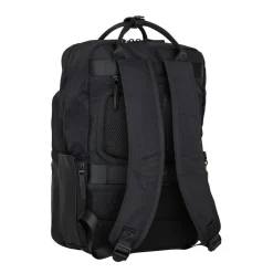 New Rebels – Laptop Rucksack 15,6 Zoll – Schulrucksack & Arbeitstasche – Wasserabweisend – 18L – Nylon/PU – Schwarz
