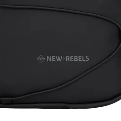 New Rebels – Laptop Rucksack 15,6 Zoll – Schulrucksack & Arbeitstasche – Wasserabweisend – 18L – Nylon/PU – Schwarz