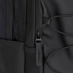 New Rebels – Laptop Rucksack 15,6 Zoll – Schulrucksack & Arbeitstasche – Wasserabweisend – 18L – Nylon/PU – Schwarz