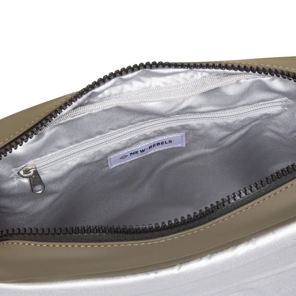 New Rebels ® Mart - Mit Überschlag Over - OlIVgrün - A5 - Umhängetasche Bag