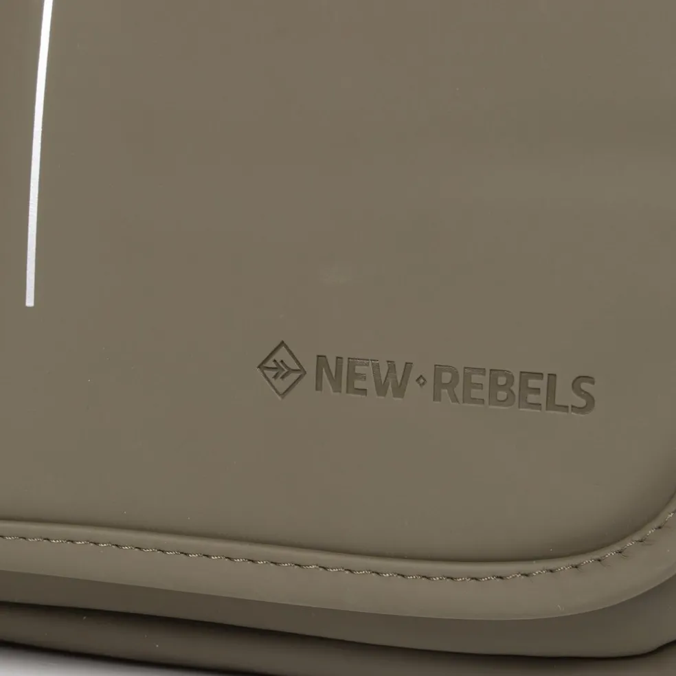 New Rebels ® Mart - Mit Überschlag Over - OlIVgrün - A5 - Umhängetasche Bag