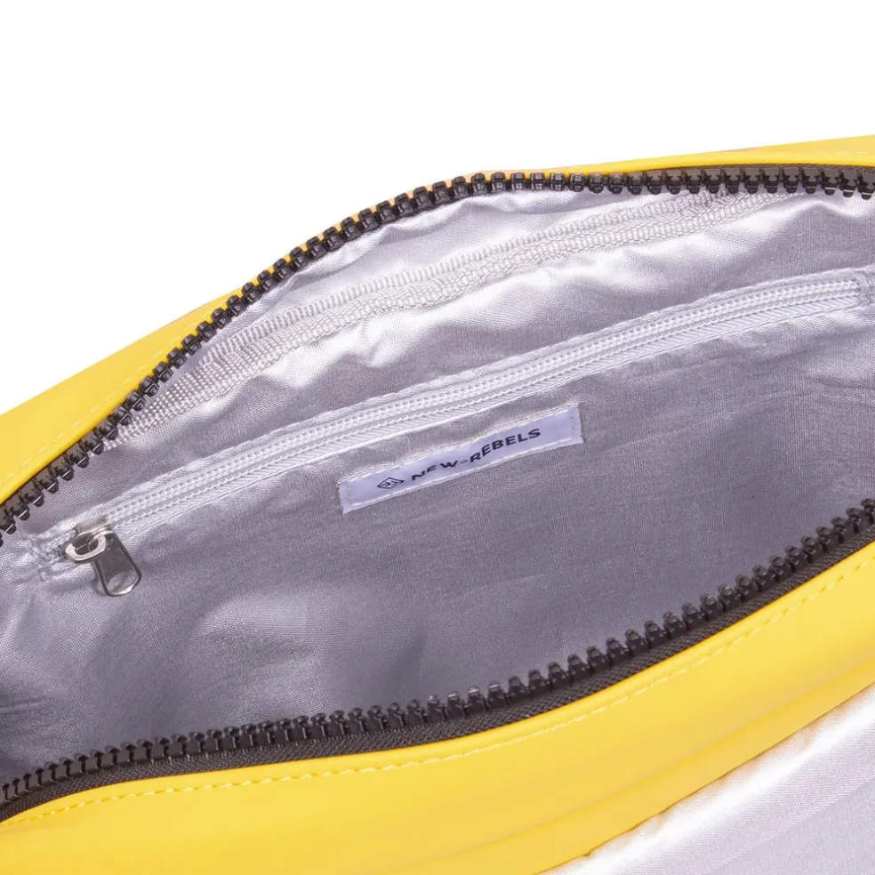 New Rebels ® Mart - Mit Überschlag Over - Gelb - A5 - Umhängetasche Bag