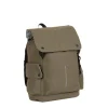 New Rebels ® Mart - Pu - Laptop - Rucksack - Wasserfest - OlIVgrün