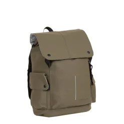 New Rebels ® Mart - Pu - Laptop - Rucksack - Wasserfest - OlIVgrün