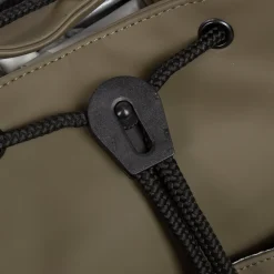 New Rebels ® Mart - Pu - Laptop - Rucksack - Wasserfest - OlIVgrün
