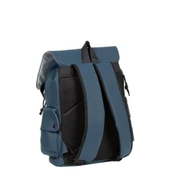 New Rebels ® Mart - Pu - Laptop - Rucksack - Wasserfest - Marineblau