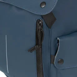 New Rebels ® Mart - Pu - Laptop - Rucksack - Wasserfest - Marineblau
