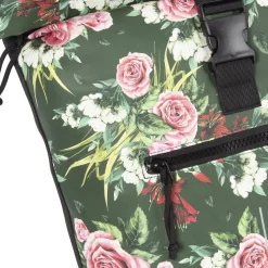 New Rebels ® Mart - Rolltop - Rucksack - Waterafstotend  - Flower Dark  - Large II