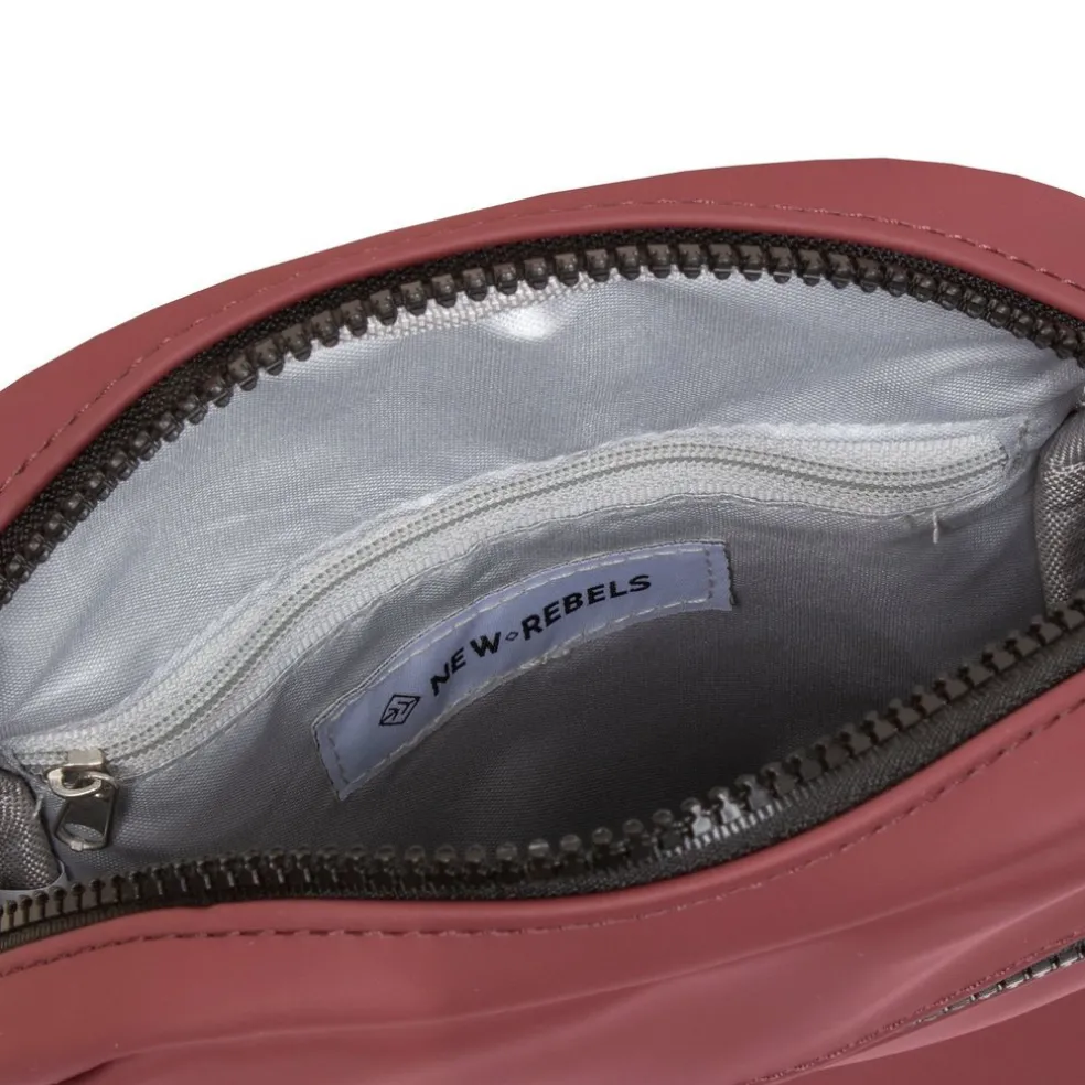New Rebels ® Mart - Schultertasche - Umhängetasche - Top Zip - Burgundy