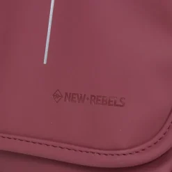 New Rebels ® Mart - Small - Mit Überschlag - Umhängetasche Bag - Crossbody Bag - Burgundy
