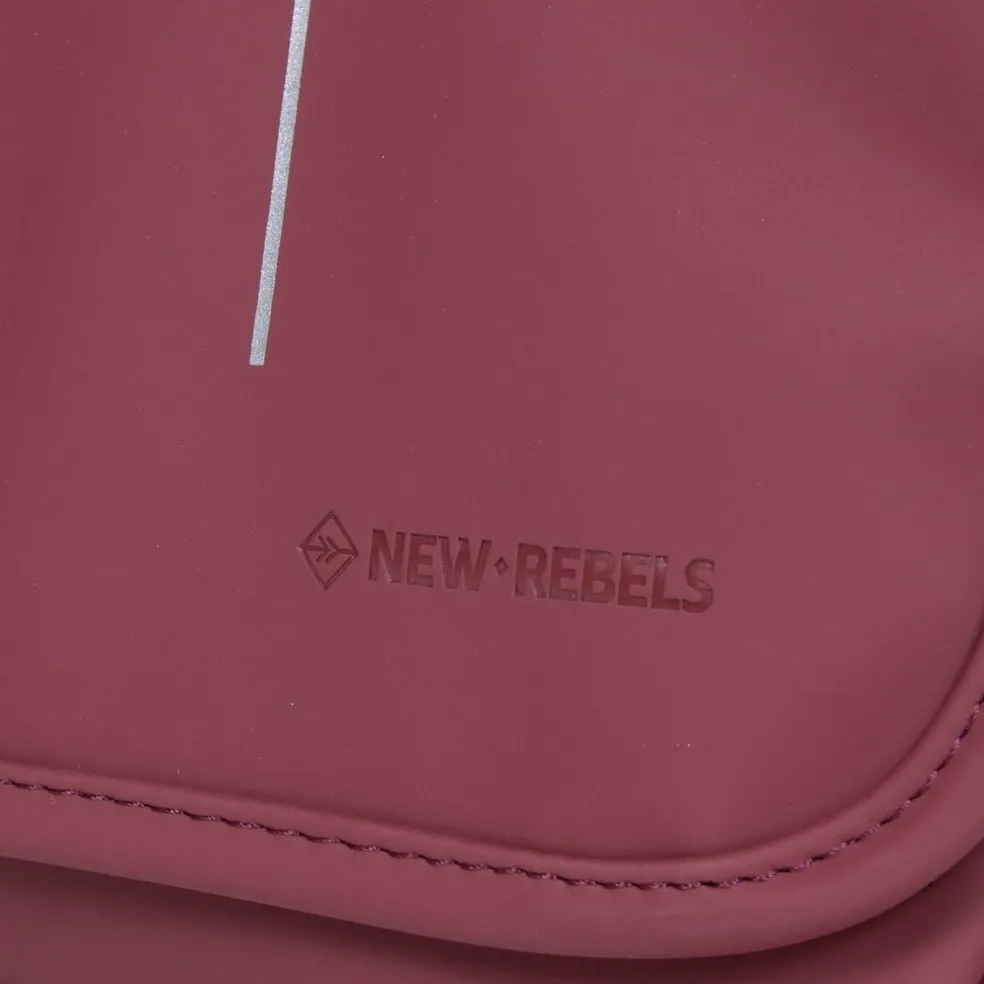 New Rebels ® Mart - Small - Mit Überschlag - Umhängetasche Bag - Crossbody Bag - Burgundy