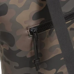 New Rebels ® Mart - Top Zip - Wasserfest -  Rucksack - Laptop Bag 14Inch. - Shopper - Braun Camouflage