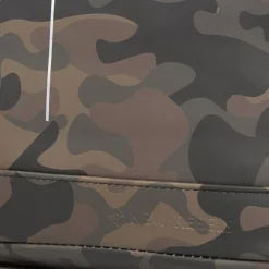 New Rebels ® Mart - Top Zip - Wasserfest -  Rucksack - Laptop Bag 14Inch. - Shopper - Braun Camouflage
