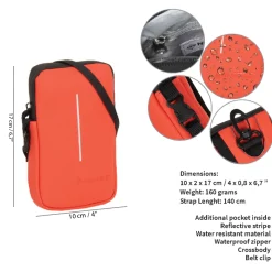 New Rebels ® Mart - Wasserabweisend - Handytasche - Orange