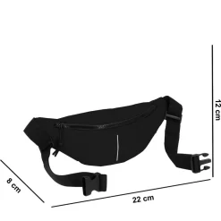 New Rebels ® Mart - Wasserabweisend - Bauchtasche - Schwarz