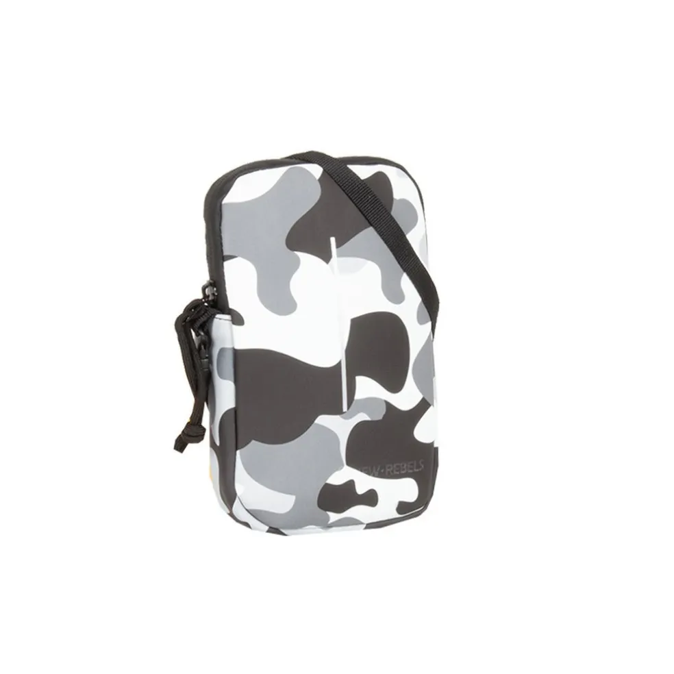 New Rebels ® Mart - Wasserabweisend - Handytasche - Army Camouflage Grau