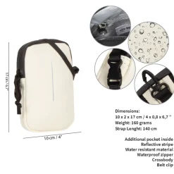 New Rebels ® Mart - Wasserabweisend - Handytasche - Weiß