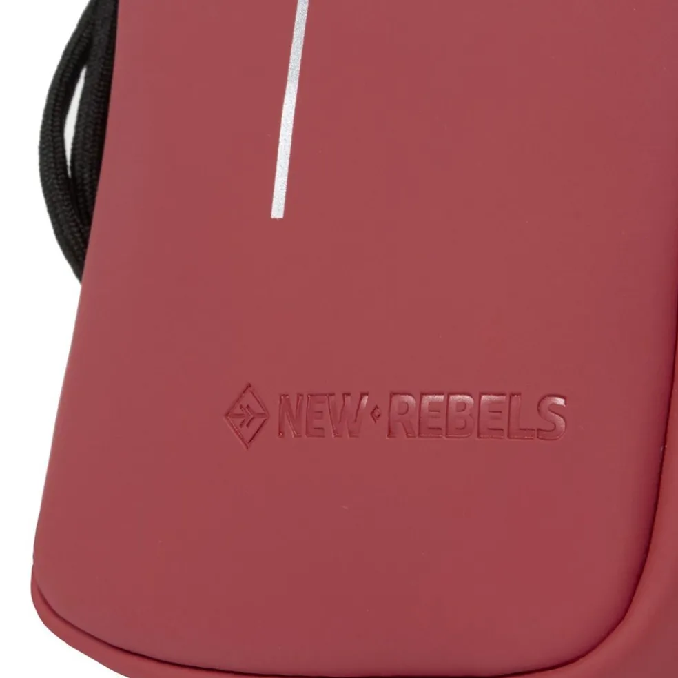 New Rebels ® Mart - Wasserabweisend - Handytasche - Burgunderrot