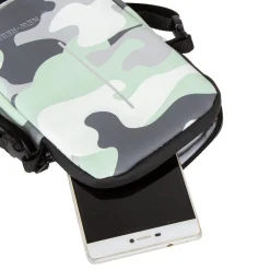 New Rebels ® Mart - Wasserabweisend - Handytasche - Army Camouflage Mint
